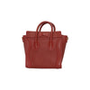 Céline NANO Luggage Red In smooth Calf Leather  Tote Bag