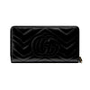 Gucci GG Marmont zip around wallet BLK