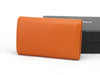 Prada Saffiano Leather Keyholder 1M0222 Orange（PAPAYA）