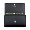 Saint Laurent Medium Kate Tassel Shoulder Bag Black with Gold