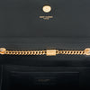 Saint Laurent Medium Kate Tassel Shoulder Bag Black with Gold