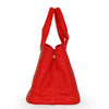 Prada Medium Denim Canvas with Crystal Canapa Tote Bag BN1877 Red (Rosso)