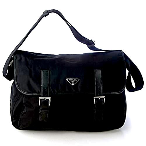 Prada Messenger Shoulder Bag BT0171 Black (Nero)