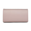 SAINT LAURENT CLASSIC MONOGRAM CLUTCH IN PINK LEATHER